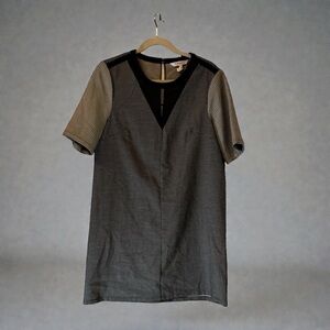 BCBGeneration Black and White Grid Pattern Top